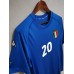 Italy 2000 EuroCup Home Blue Soccer Jersey